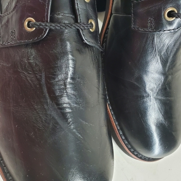 UGG Klayton Black Leather Oxford Shoes Mens 10.5 Business Casual 1002386